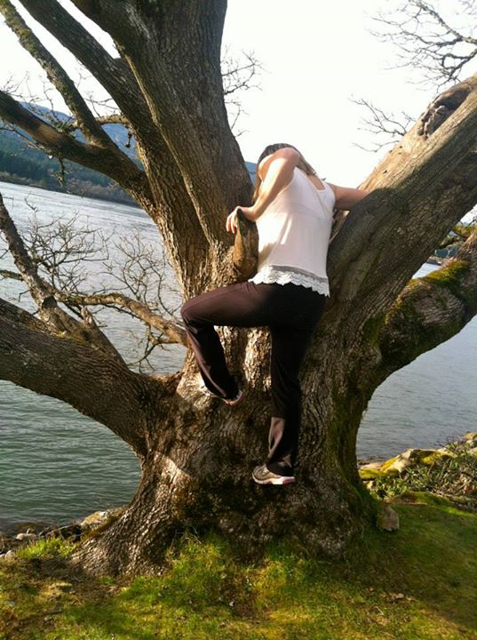 What you do not see is what it took to get there... #treeclimbingstruggles